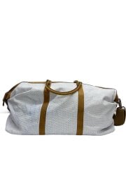 画像：ボストンバッグ/レザー/ホワイト