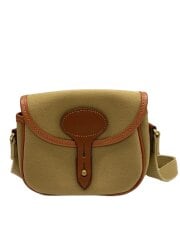 画像：COLNE MINI/ショルダーバッグ/レザー/キャンバス/キャメル