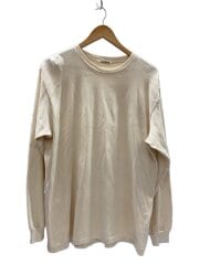 画像：長袖Tシャツ/3/コットン/ベージュ/無地/A00SP01GT