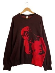 画像：ニット・セーター(厚手)/XXL/ポリエステル/RED/FN2574-227//