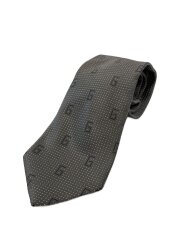 画像：ネクタイ/シルク/GRY/総柄/メンズ