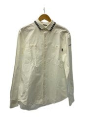 画像：長袖シャツ/L/コットン/WHT/GIV-133010
