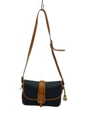 画像：ショルダーバッグ/レザー/NVY