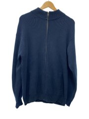 画像：ニット・セーター(厚手)/L/コットン/ネイビー