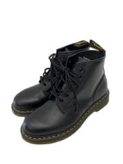 画像：レースアップブーツ/UK9/BLK/レザー/101YS