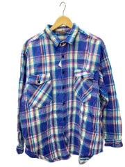 画像：90s/長袖シャツ/XXL/コットン/BLU