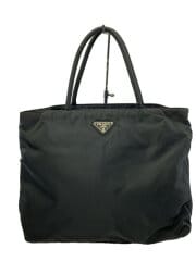 画像：トートバッグ/ナイロン/BLK/型崩れ・金具サビ考慮