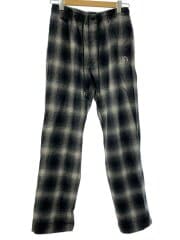 画像：ROYAL PANTS CHECK/ボトム/L/ウール/ブラック/チェック