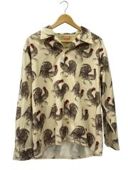 画像：Chicken？L/S SHIRT/長袖シャツ/L/コットン/クリーム