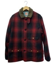 画像：FORESTER COAT/ジャケット/L/ウール/レッド/チェック