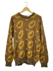 画像：DH-PAISLEY MOHAIR KNIT/ニット・セーター(厚手)/L/ナイロン/モヘア混/ブラウン