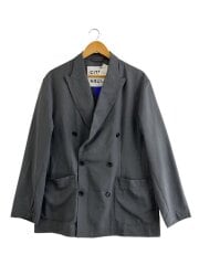 画像：ダブルテーラードジャケット/L/ポリエステル/GRY/4265-199-0076