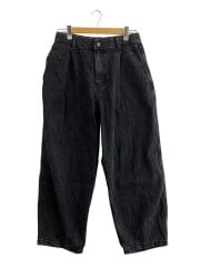 画像：ワイドデニムパンツ/--/コットン/GRY