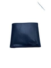 画像：GENUINE WATER BUFFALO/コインケース内剥がれ有/2つ折り財布/レザー/BLK///
