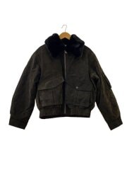 画像：25AW/WASHED PUFFER/ブルゾン/FREE/フェイクレザー/BLK/030IAZ30-1821