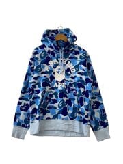画像：ABC CAMO BAPE STA PULLOVER HOODIE/M/コットン/BLU/カモフラ