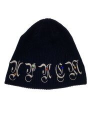 画像：ニットキャップ/--/コットン/BLK/メンズ