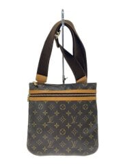 画像：ポシェット・ボスフォール_モノグラム・キャンバス/PVC/BRW