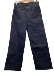 画像：24AW/DOULE KNEE/ボトム/--/コットン/BLK/2411-7001-90-302