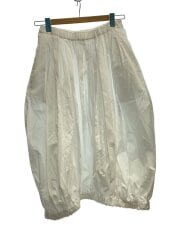 画像：ロングスカート/S/コットン/WHT/RE-S023