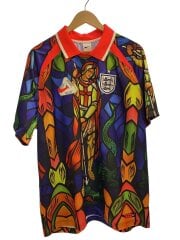 画像：×NIKE/ENGLAND/半袖シャツ/XL/ポリエステル/マルチカラー/総柄/im3198-635