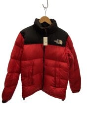 画像：NUPTSE DOWN JKT_ヌプシダウンジャケット/M/ナイロン/RED/無地