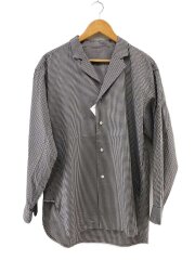 画像：長袖シャツ/2/コットン/WHT/チェック/UNSH30-1/Their Shirt