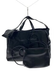 画像：Nagisa Nagaya/6way bag/ショルダーバッグ/フェイクレザー/BLK/無地//