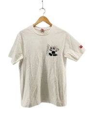 画像：BOKE BOY/Tシャツ/S/コットン/WHT/プリント/FD55TS4584SY
