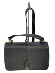 画像：ショルダーバッグ/レザー/BLK/無地/WB00487