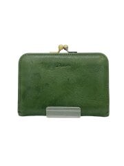画像：2つ折り財布/レザー/GRN/レディース