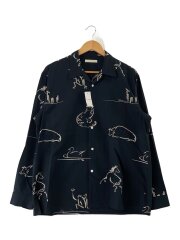 画像：長袖シャツ/15.5/コットン/BLK/251OJ-SH18