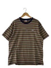 画像：Tシャツ/XL/コットン/マルチカラー/ボーダー