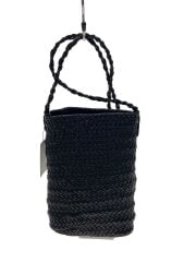 画像：ショルダーバッグ/レザー/BLK/無地