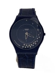 画像：クォーツ腕時計/アナログ/レザー/NVY/NVY/SFZ101