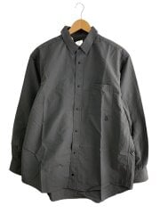 画像：ナイロンタッサーロングスリーブシャツ/M/ナイロン/GRY/FEA6-13S003