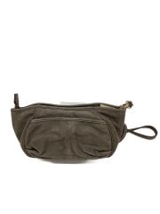 画像：ショルダーバッグ/スウェード/GRY