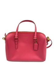 画像：ショルダーバッグ/レザー/PNK/F50430