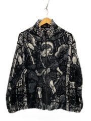 画像：Saint Michael Fleece Jacket/フリースジャケット/M/アクリル/BLK/総柄