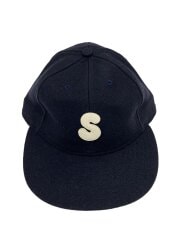 画像：USA製/キャップ/7 1/2/ウール/NVY/メンズ