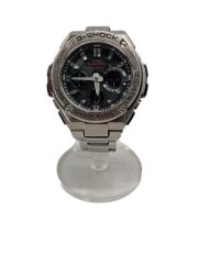 画像：ソーラー腕時計・G-SHOCK/デジアナ/SLV/SLV