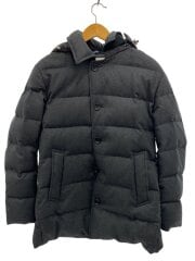画像：MERINO OPTIMO/ダウンジャケット/L/ウール/GRY/無地/114-55-0099