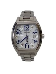 画像：クォーツ腕時計/アナログ/ステンレス/WHT/SLV/1B22-0BC0