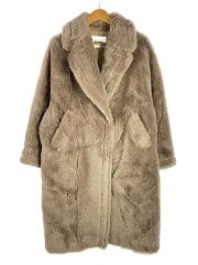 画像：コート/34/ポリエステル/PNK