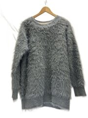 画像：フェザーファーヤーンニット/ニット・セーター(厚手)/1/ナイロン/GRY/819530035