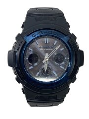 画像：クォーツ腕時計/アナログ/--/BLK/BLK/AWG-M100BC