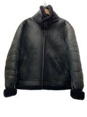 画像：フライトジャケット/3L/羊革/BLK