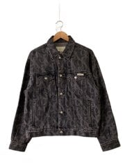 画像：Trucker Jacket/Gジャン/S/デニム/GRY/モノグラム/4RD784G//