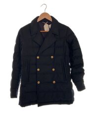 画像：ダウンジャケット/1/ウール/NVY/無地/mta13a4185