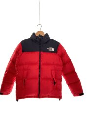 画像：NUPTSE DOWN JKT_ヌプシダウンジャケット/M/ナイロン/RED
